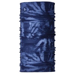 Blue tie dye buff